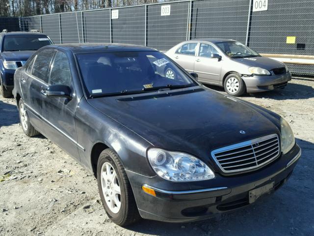 WDBNG70J11A185107 - 2001 MERCEDES-BENZ S 430 BLACK photo 1