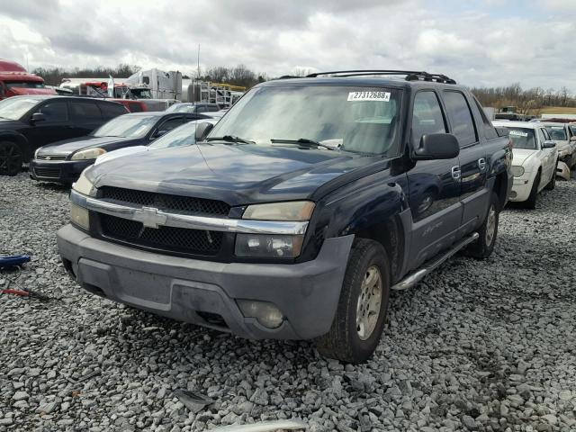 3GNEC13T03G136550 - 2003 CHEVROLET AVALANCHE BLACK photo 2