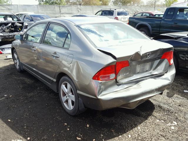 JHMFA16896S005459 - 2006 HONDA CIVIC EX GRAY photo 3