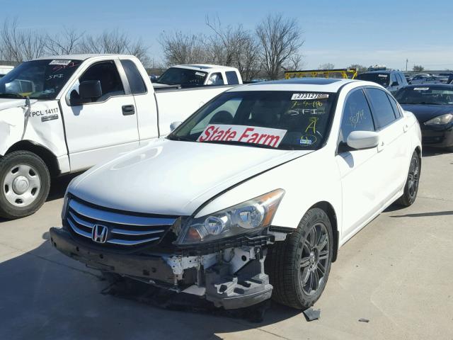 1HGCP2F83BA065618 - 2011 HONDA ACCORD EXL WHITE photo 2