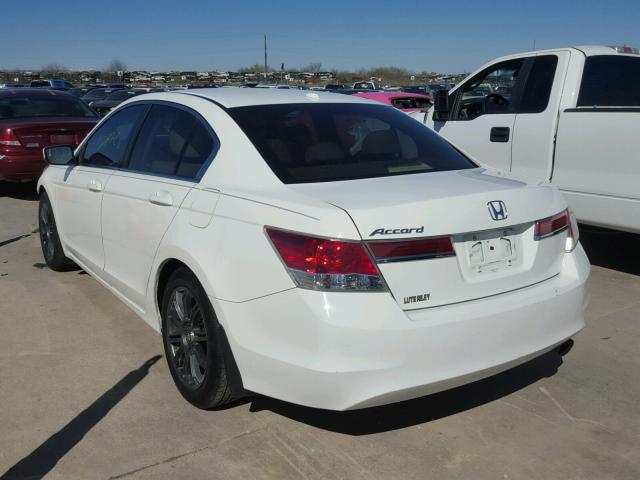 1HGCP2F83BA065618 - 2011 HONDA ACCORD EXL WHITE photo 3