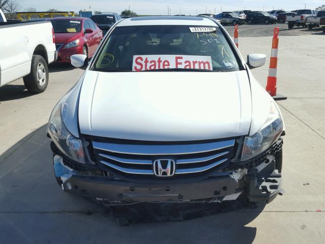 1HGCP2F83BA065618 - 2011 HONDA ACCORD EXL WHITE photo 9