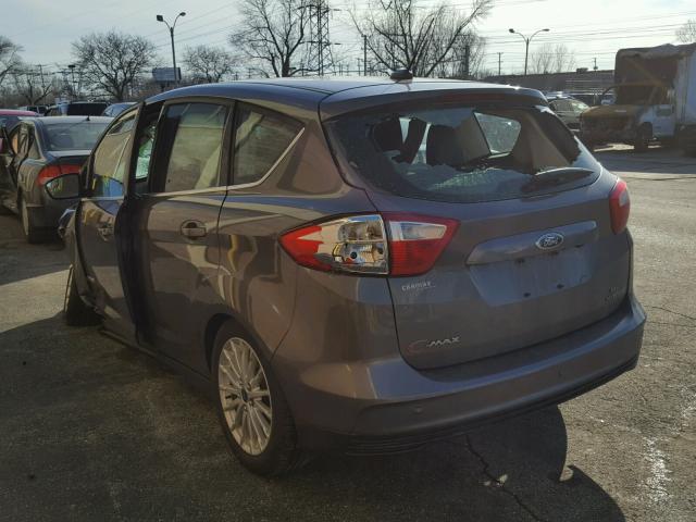 1FADP5BU8DL507488 - 2013 FORD C-MAX SEL GRAY photo 3