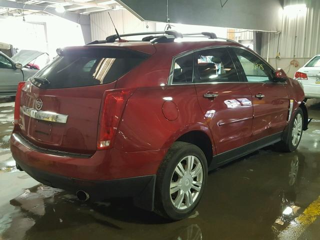 3GYFNDEY5AS630490 - 2010 CADILLAC SRX LUXURY RED photo 4