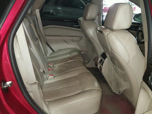 3GYFNDEY5AS630490 - 2010 CADILLAC SRX LUXURY RED photo 6