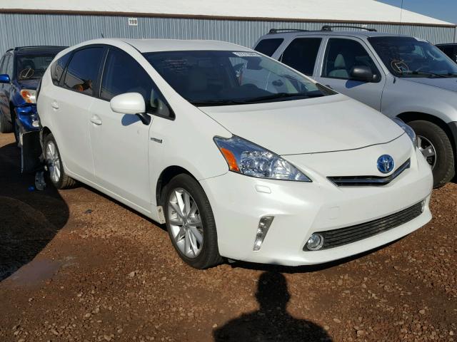 JTDZN3EU5D3195894 - 2013 TOYOTA PRIUS V WHITE photo 1