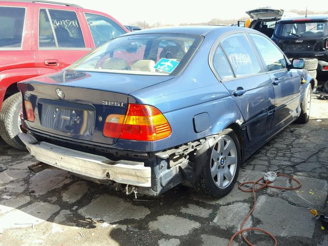 WBAET37445NJ89704 - 2005 BMW 325 I BLUE photo 4