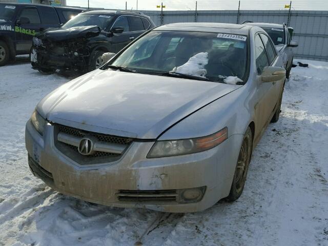 19UUA66208A802758 - 2008 ACURA TL SILVER photo 2