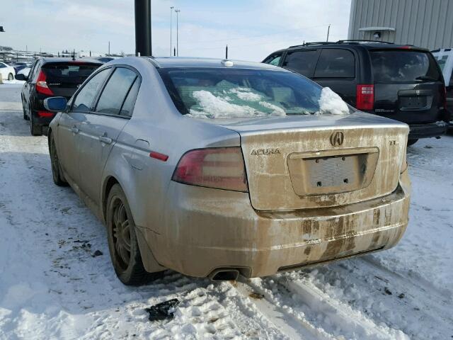 19UUA66208A802758 - 2008 ACURA TL SILVER photo 3