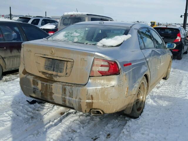 19UUA66208A802758 - 2008 ACURA TL SILVER photo 4