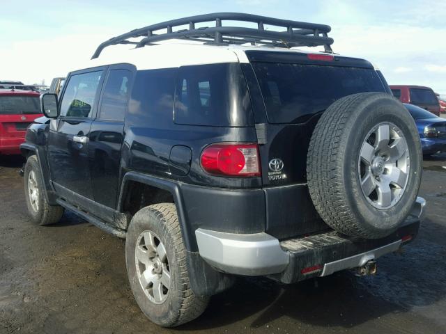 JTEBU11F370071561 - 2007 TOYOTA FJ CRUISER BLACK photo 3