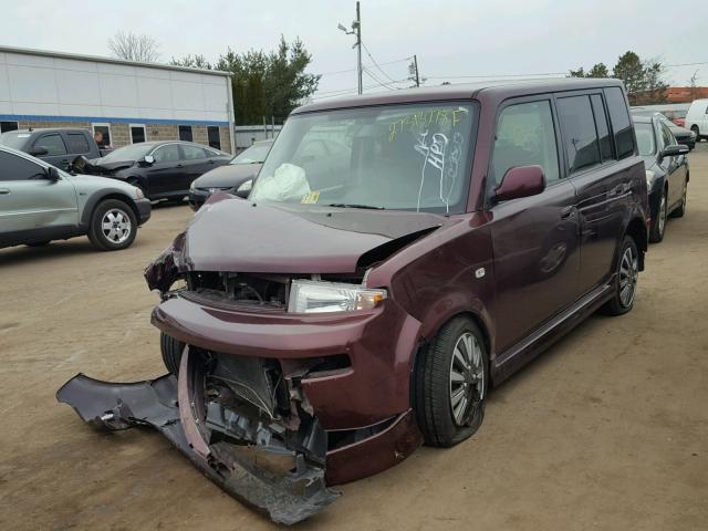 JTLKT324950212599 - 2005 TOYOTA SCION XB PURPLE photo 2