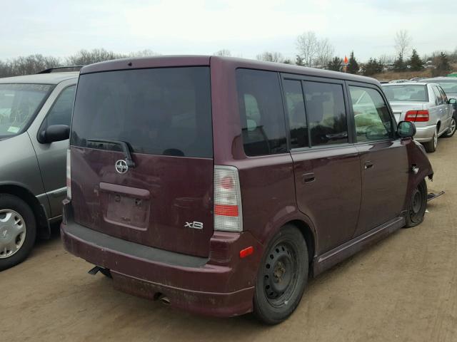 JTLKT324950212599 - 2005 TOYOTA SCION XB PURPLE photo 4