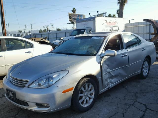 JTHBF30G930090418 - 2003 LEXUS ES 300 SILVER photo 2