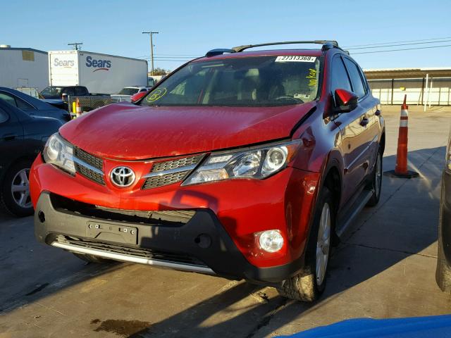 2T3YFREV9FW140384 - 2015 TOYOTA RAV4 LIMIT RED photo 2