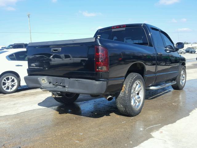 1D7HA18D45S257645 - 2005 DODGE RAM 1500 S BLACK photo 4