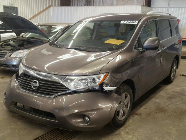 JN8AE2KP7H9165390 - 2017 NISSAN QUEST S GRAY photo 2