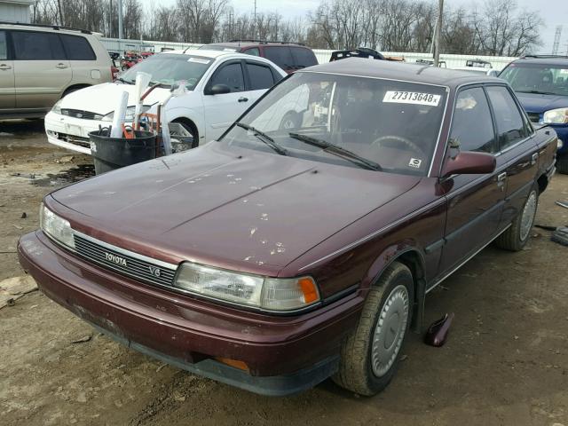 JT2VV22E6K0090956 - 1989 TOYOTA CAMRY LE MAROON photo 2