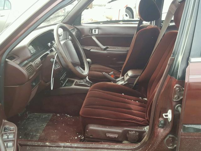 JT2VV22E6K0090956 - 1989 TOYOTA CAMRY LE MAROON photo 5