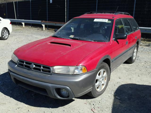 4S3BG6853X7623069 - 1999 SUBARU LEGACY OUT RED photo 2