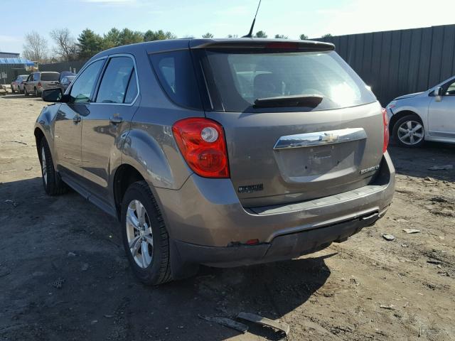 2CNALBEW9A6415262 - 2010 CHEVROLET EQUINOX LS TAN photo 3