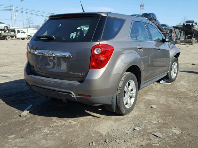 2CNALBEW9A6415262 - 2010 CHEVROLET EQUINOX LS TAN photo 4