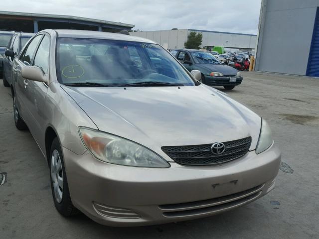 4T1BE32K32U546616 - 2002 TOYOTA CAMRY LE GOLD photo 1