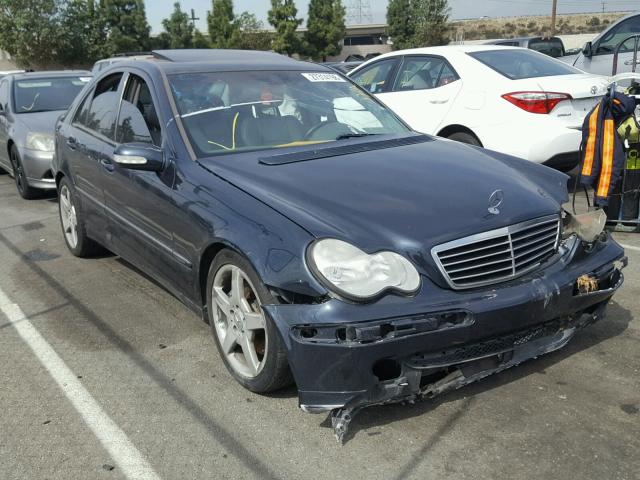 WDBRF40J64F545983 - 2004 MERCEDES-BENZ C 230K SPO BLUE photo 1