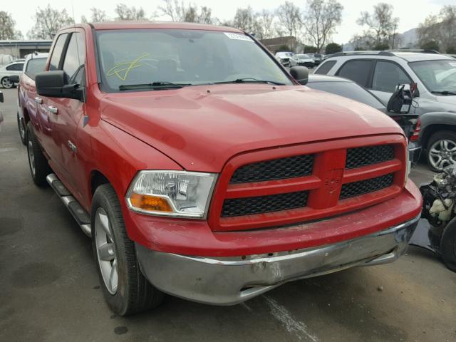 1D7RB1GP7AS134512 - 2010 DODGE RAM 1500 RED photo 1