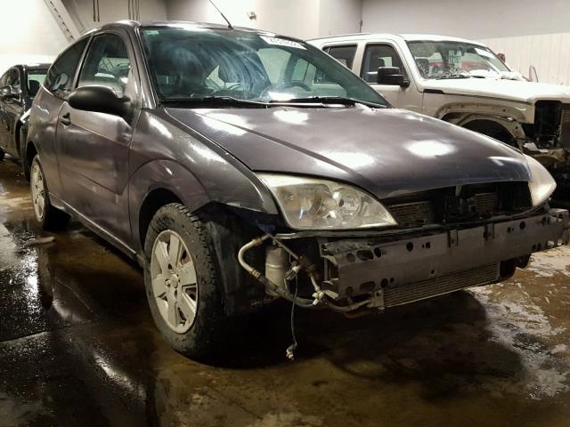 1FAFP31N77W268705 - 2007 FORD FOCUS ZX3 GRAY photo 1