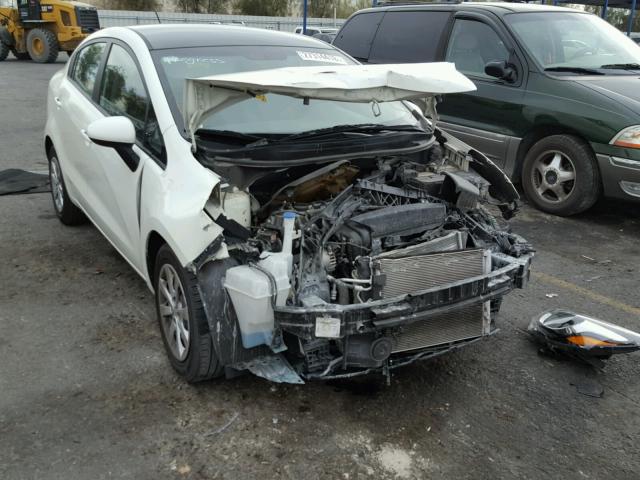 KNADM4A36E6371770 - 2014 KIA RIO LX Սպիտակ լուսանկար 1