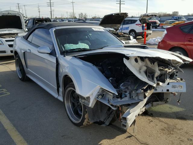 1FAFP45X63F388877 - 2003 FORD MUSTANG GT SILVER photo 1