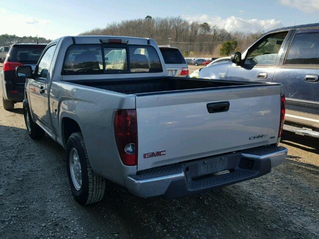 1GTCS249888209270 - 2008 GMC CANYON SL GRAY photo 3