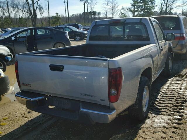 1GTCS249888209270 - 2008 GMC CANYON SL GRAY photo 4