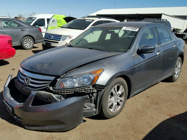 1HGCP2F44CA209353 - 2012 HONDA ACCORD LXP GRAY photo 2