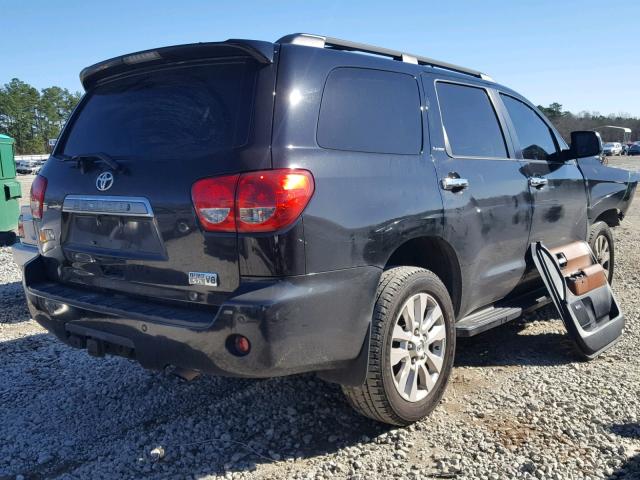 5TDYY5G17CS039533 - 2012 TOYOTA SEQUOIA PL BLACK photo 4