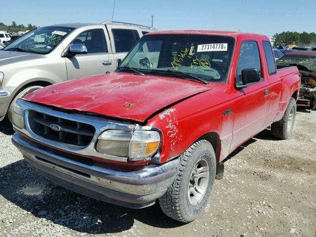 1FTCR14A3VPB41042 - 1997 FORD RANGER SUP RED photo 2