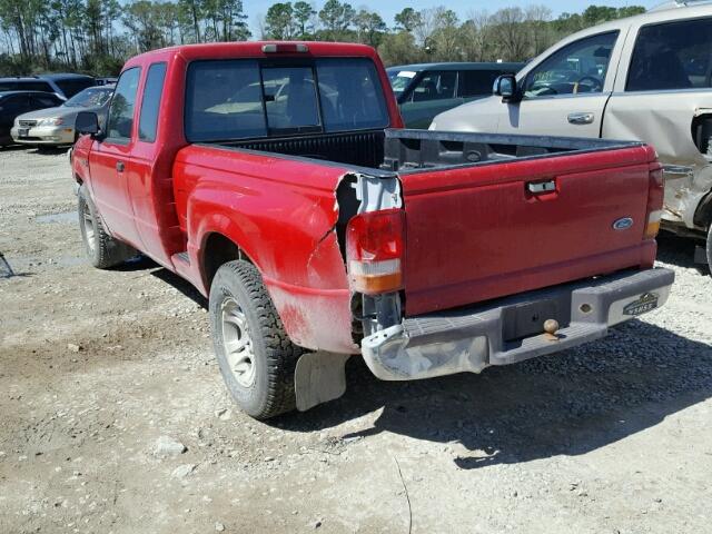 1FTCR14A3VPB41042 - 1997 FORD RANGER SUP RED photo 3