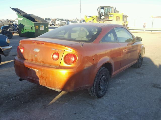 1G1AK15F367832992 - 2006 CHEVROLET COBALT LS ORANGE photo 4