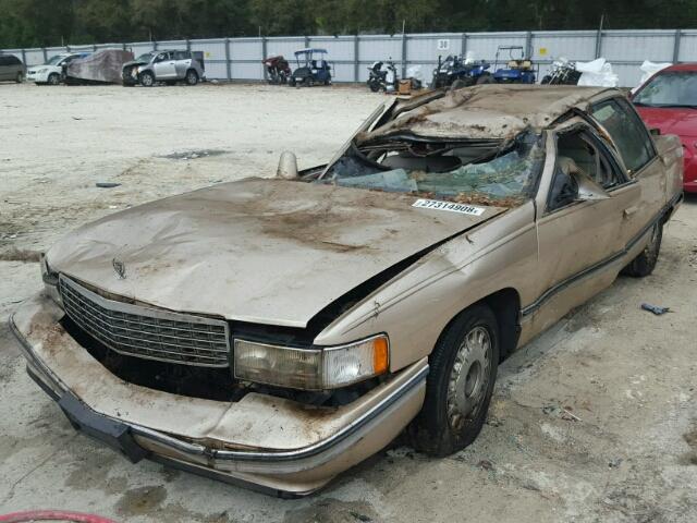 1G6KD52Y3TU251558 - 1996 CADILLAC DEVILLE GOLD photo 2