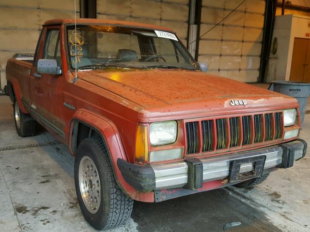 1JTMW6453JT031685 - 1988 JEEP COMANCHE E RED photo 1