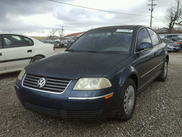 WVWMD63B24P156107 - 2004 VOLKSWAGEN PASSAT GL BLUE photo 2