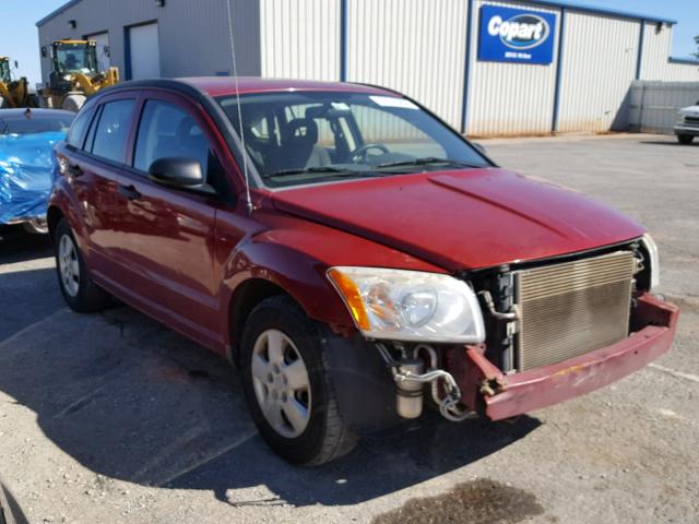 1B3HB28B08D625437 - 2008 DODGE CALIBER RED photo 1