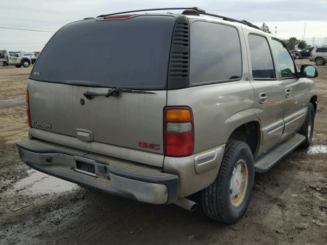 1GKEK13V42R211332 - 2002 GMC YUKON BEIGE photo 4