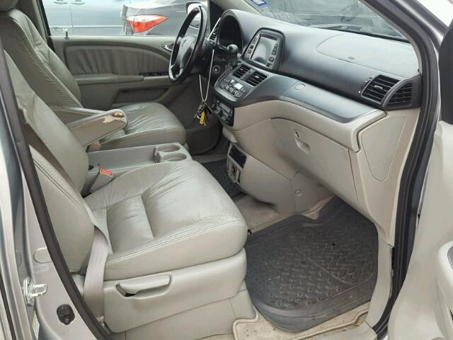 5FNRL38747B141781 - 2007 HONDA ODYSSEY EX GRAY photo 5