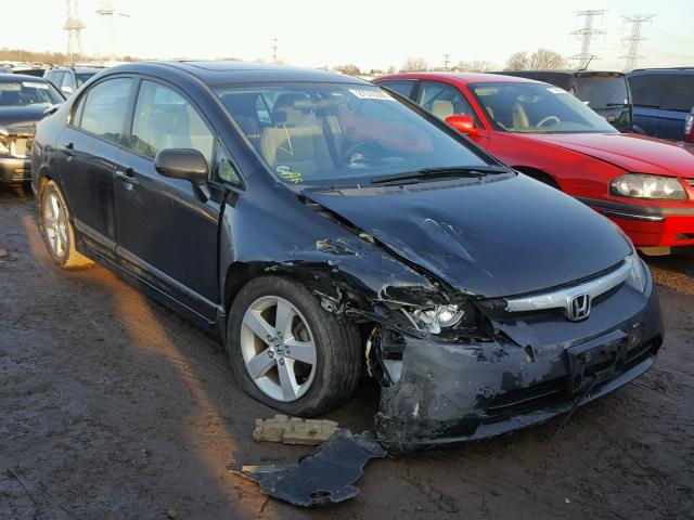 2HGFA16897H306101 - 2007 HONDA CIVIC EX შავი ფოტო 1