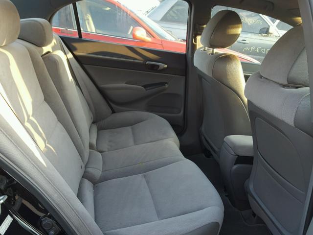 2HGFA16897H306101 - 2007 HONDA CIVIC EX შავი ფოტო 6