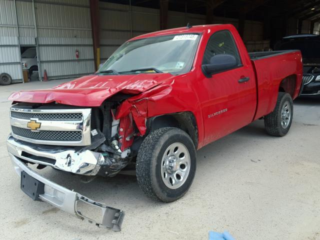 1GCNCPEX0DZ356526 - 2013 CHEVROLET SILVERADO RED photo 2