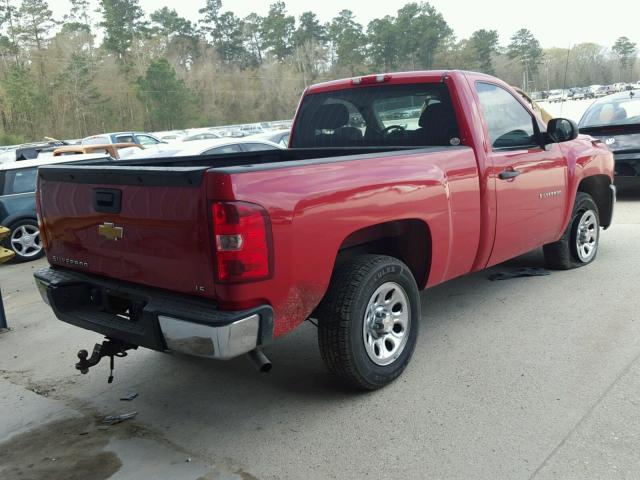 1GCNCPEX0DZ356526 - 2013 CHEVROLET SILVERADO RED photo 4