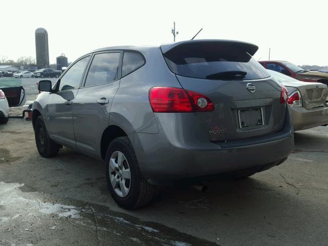 JN8AS58T89W329098 - 2009 NISSAN ROGUE S GRAY photo 3